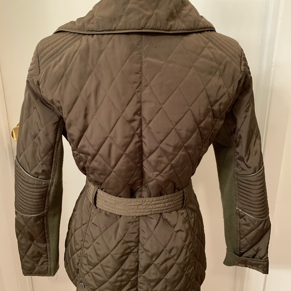 BcbgMaxazria Army Green Coat Size Small - Picture 6 of 8